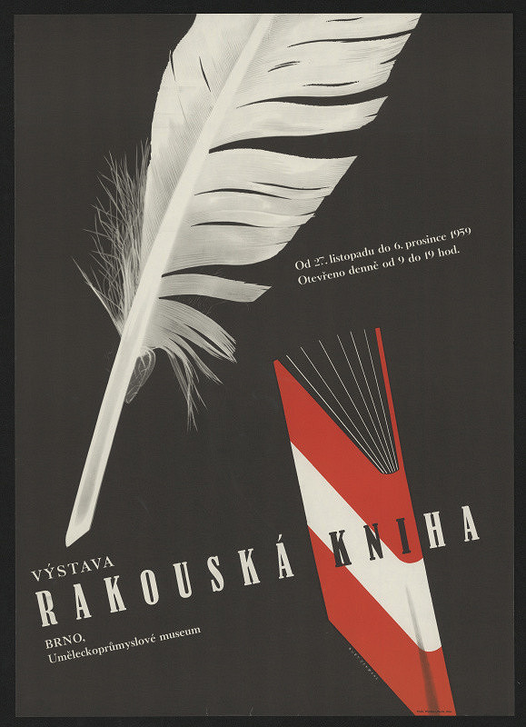 Kurt Schwarz – Výstava Rakouská kniha, Brno 