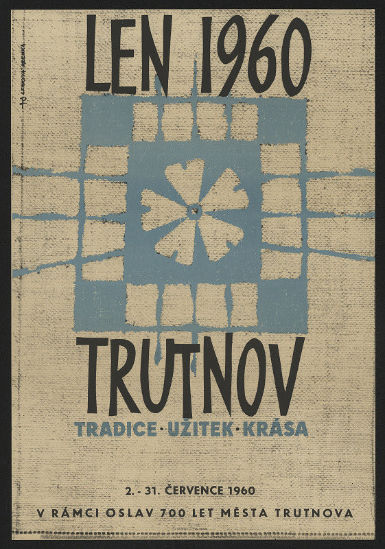 Věra Lenková (Reinerová) – Len 1960 - Trutnov 