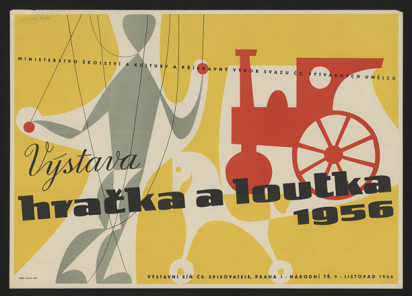 Jaroslav Šváb – Výstava hračka a loutka 1956 