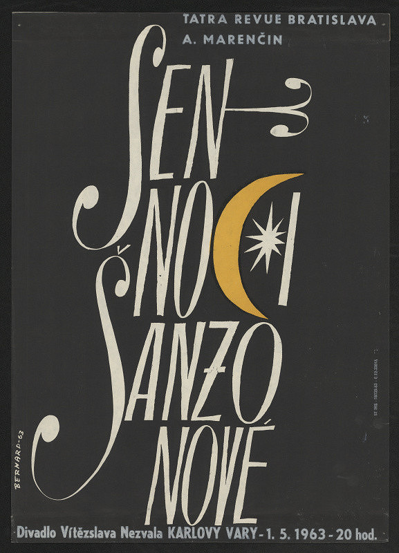 Vladimír Bernard Růžička – Sen noci šanzonové. Tatra revue Bratislava 