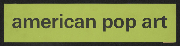 neznámý – American Pop Art 