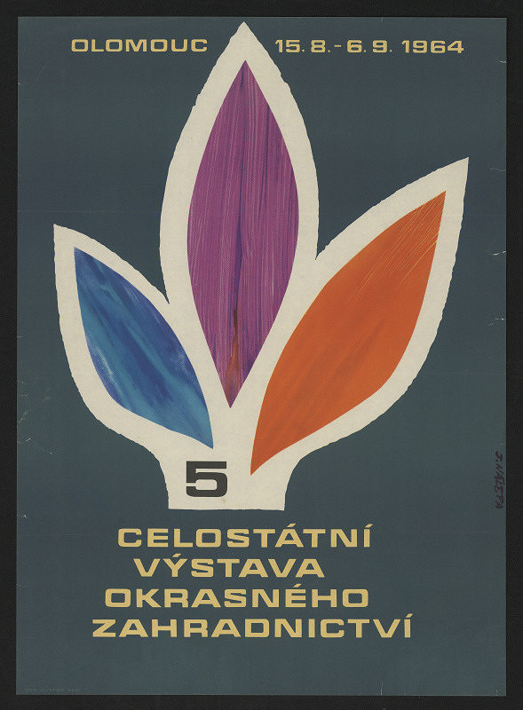 Josef Nálepa – 5. celostátní výstava okrasného zahradnictví, Olomouc 