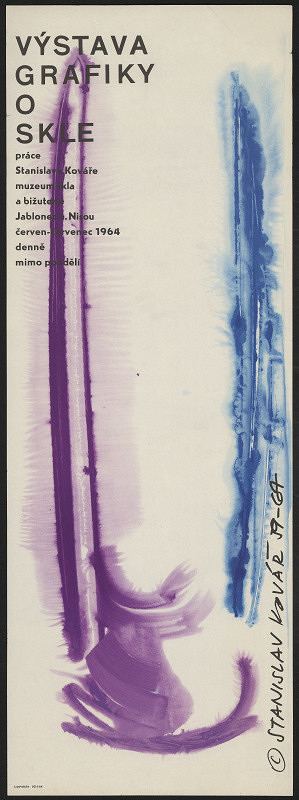 Stanislav Kovář – Výstava grafiky o skle 