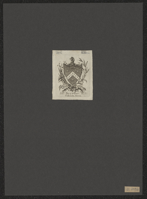 neznámý – Kolekce 13 ks ex libris typu "Wreatr and Ribbon" 