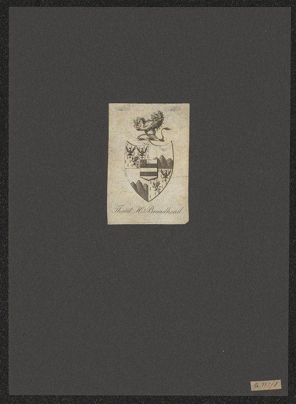 neznámý – Kolekce 13 ks ex libris typu "Wreatr and Ribbon" 