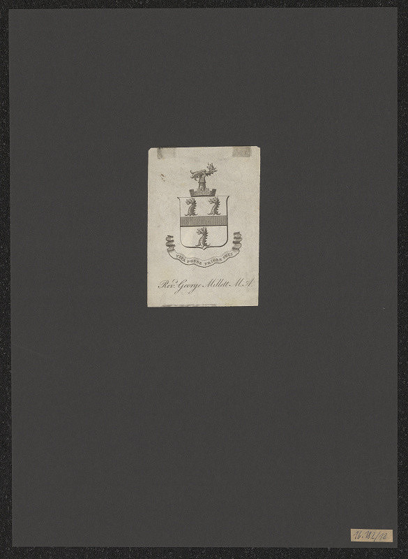 neznámý – Kolekce 13 ks ex libris "erb" 