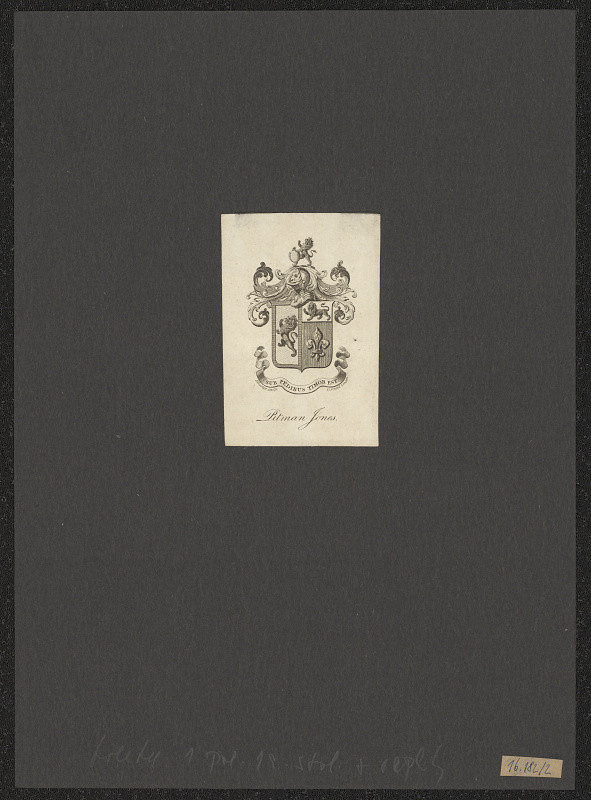 neznámý – Kolekce 13 ks ex libris "erb" 