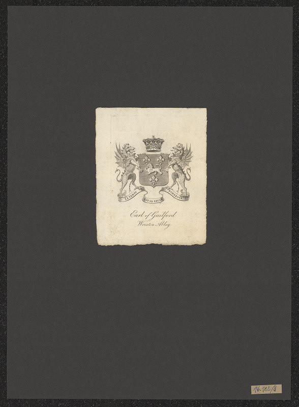 neznámý – Kolekce 13 ks ex libris "erb" 