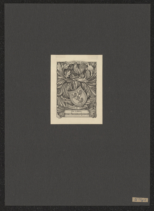 neznámý – Dvě anglická ex libris 