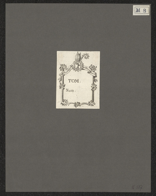 Franz Mayer – Ex libris "Bibliotheca  Seitenstettensis" 