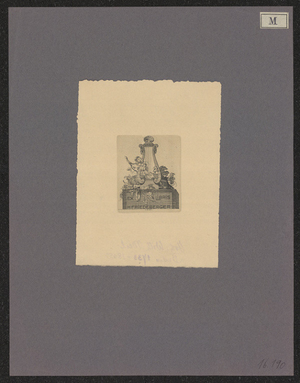 J. W. Meil – Ex libris  H. Friedelbergera 