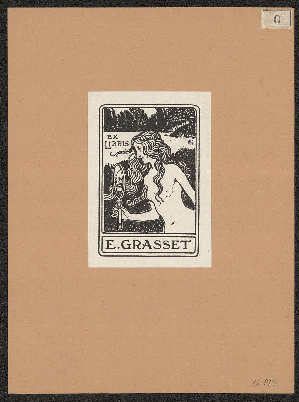neznámý – Ex libris C. Grasset 