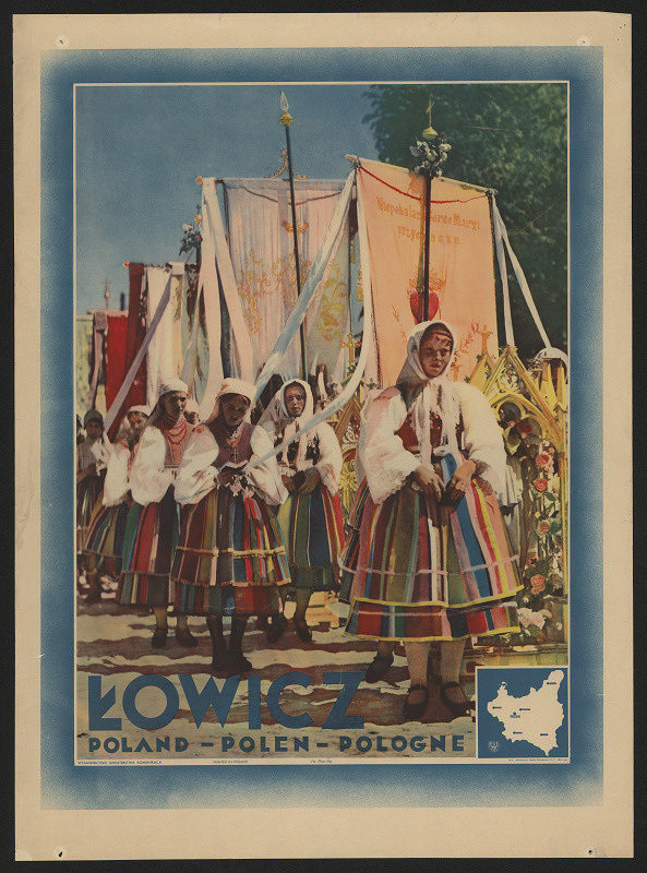 neznámý – Plakát polského ministerstva dopravnictví "Lowicz" 