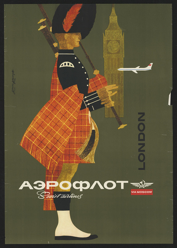 neznámý – AEROFLOT Soviet Airlines London 