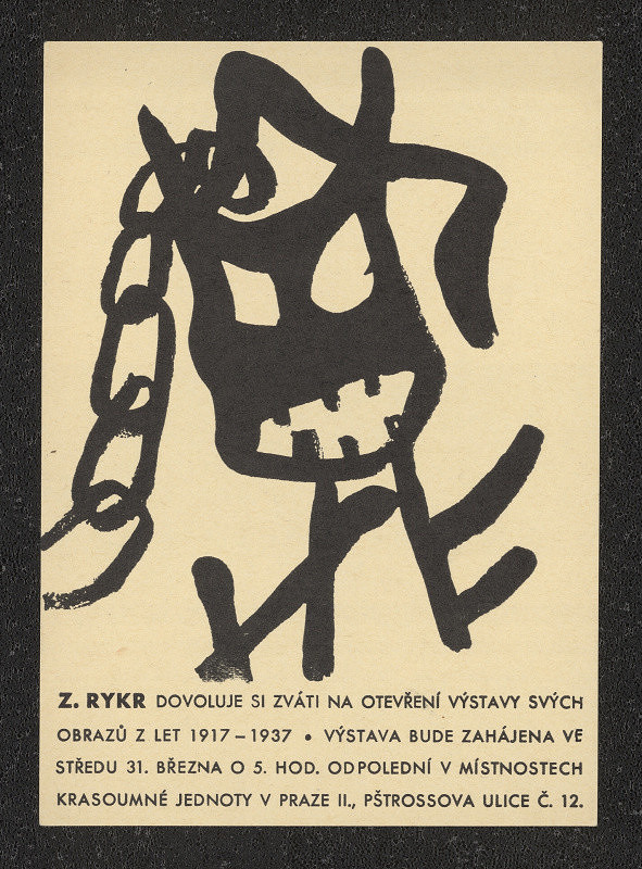 neznámý – Konvolut pozvánek pro kulturní akce 