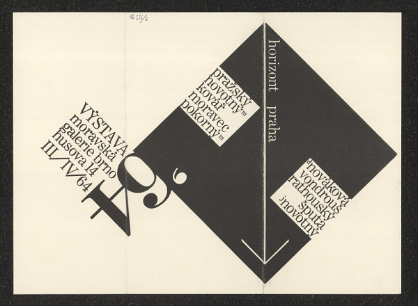 neznámý – Konvolut pozvánek pro kulturní akce 