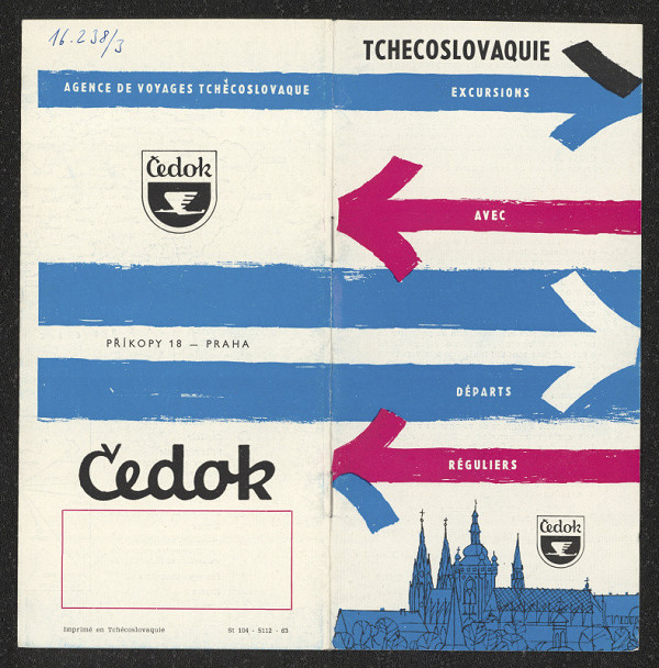 neznámý – Prospekty (turistické) pro Čedok 