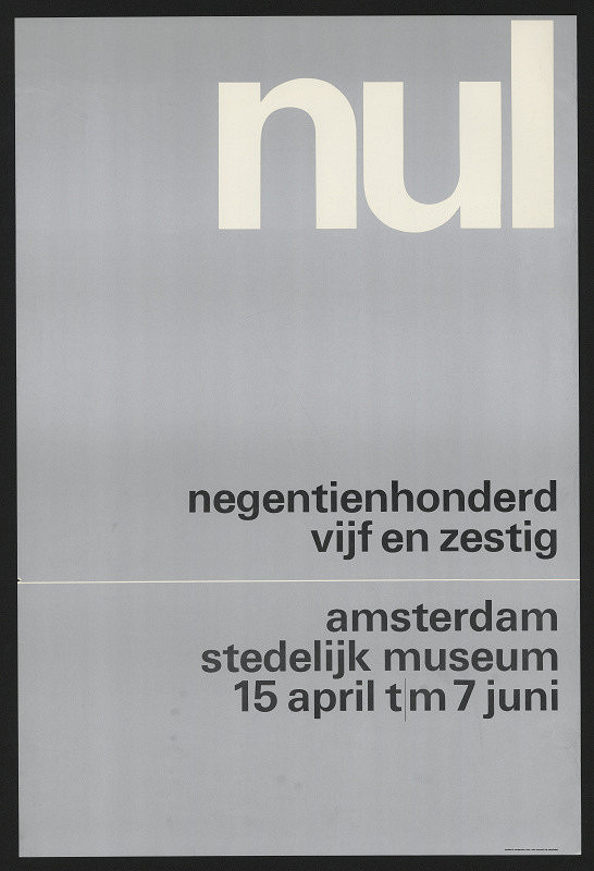 neznámý – Nul Negentienhonderd vijf en zestig. Msterdam Stedelijk Museum 