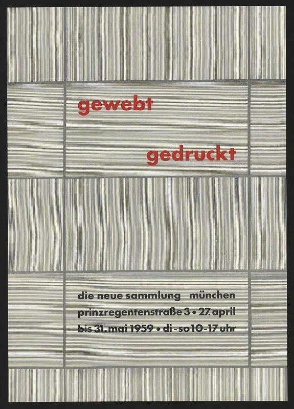 neznámý – Gewebt - gedruckt 