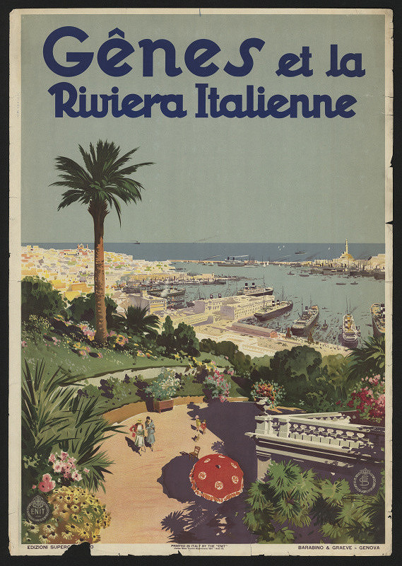 neznámý – Genes et la Riviera Italienne 