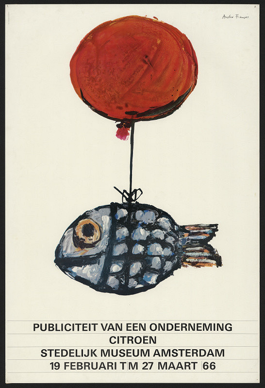 André François – Publiciteit van een onderneming Citroen. Stedelijk Museum Amsterdam 66 