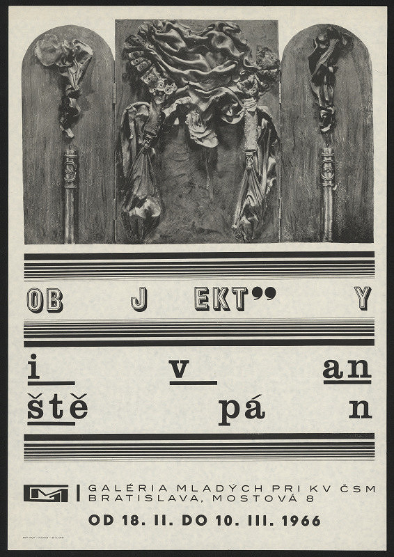 Ivan Štěpán – Objekty - Ivan Štěpán Galéria mladých Bratislava 1966 