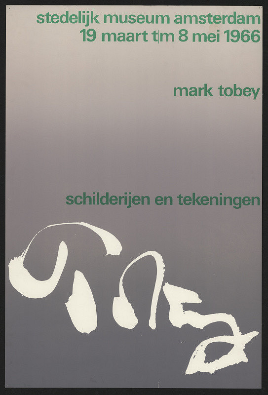 neznámý – Mark Tobey, schilderijen en tekeningen. Stedelijk Museum Amsterdam 