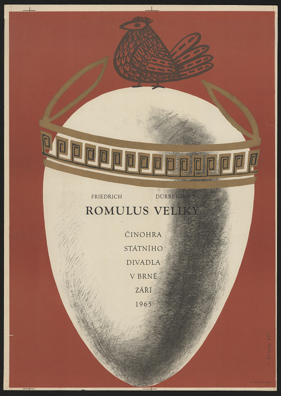 Vojtěch Štolfa – Romulus Veliký. Činohra Státního divadla  v Brně 