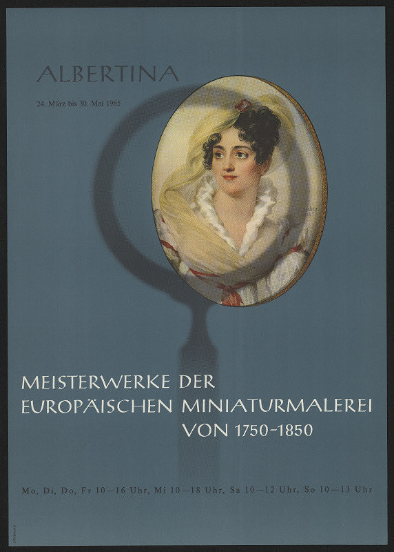 Lünemann – Meisterwerke der Europäischen Miniaturmalerei von 1750-1850 Albertina 1965 