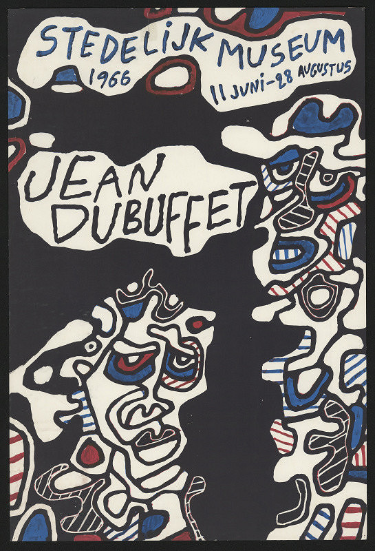 Jean Dubuffet – plakát k vlastní výstavě 