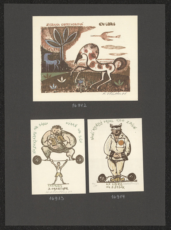 Karel Oberthor – Ex  libris Zuzana Oberthorová 