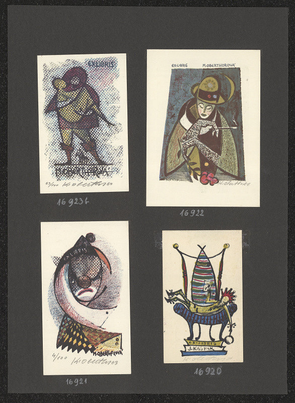 Karel Oberthor – Ex libris M. Oberthor 