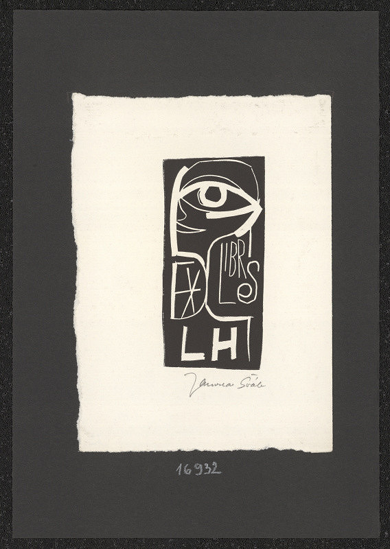 Jaroslav Šváb – Ex libris Dr. L. Hlaváček 