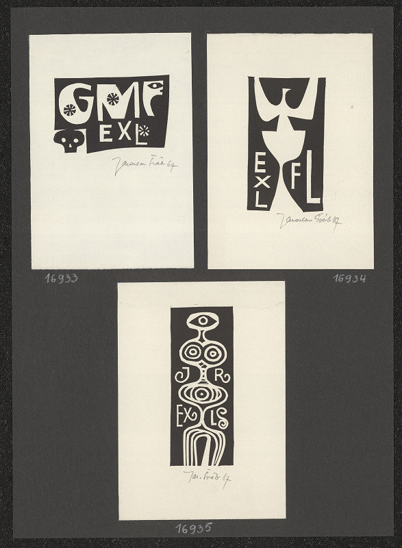 Jaroslav Šváb – Ex libris Jan Rheberger - Holandsko 