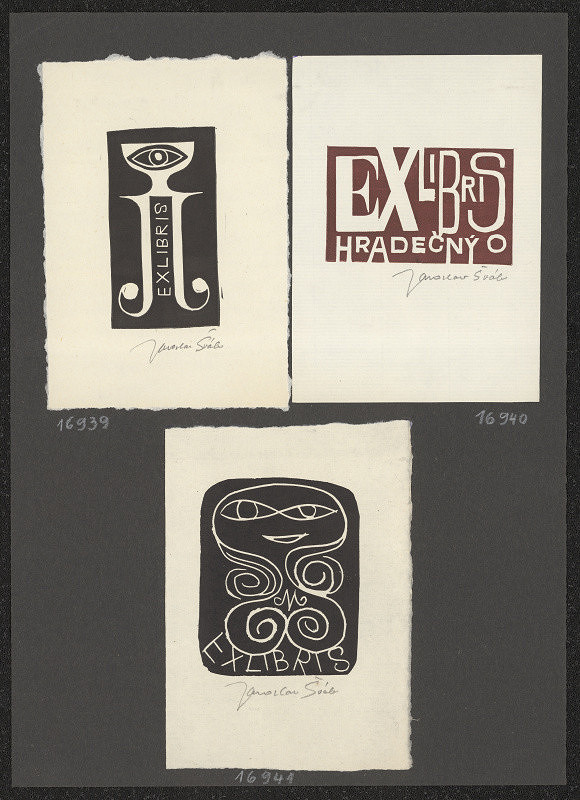 Jaroslav Šváb – Ex libris Ing. O.Hradečný 