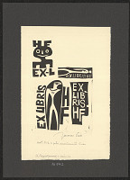 Jaroslav Šváb – Ex libris - studijní práce 