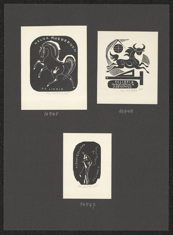 Emil Kotrba – Ex libris Ing. V. Zdénovec 