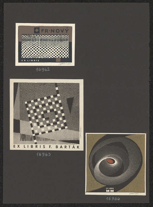 Jaroslav Kaiser – Ex libris Fr. Nový 