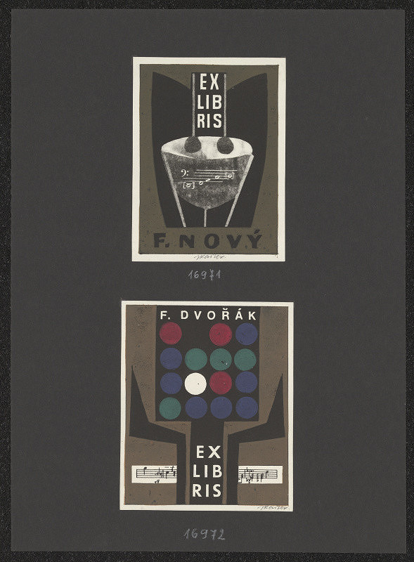 Jaroslav Kaiser – Ex libris F. Dvořák 