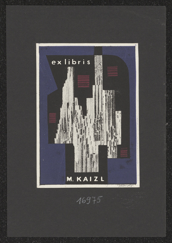 Jaroslav Kaiser – Ex libris M. Kaizl 