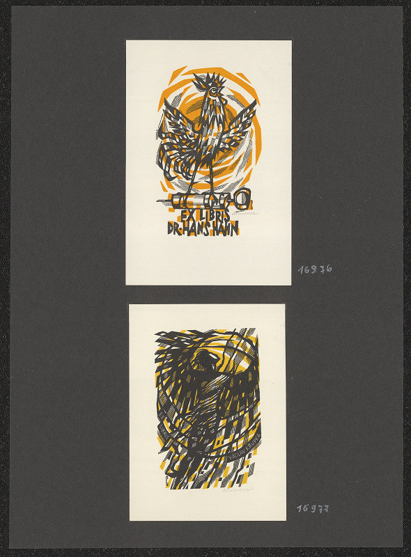 Vojtěch Cinybulk – Ex libris Hans Hahn 