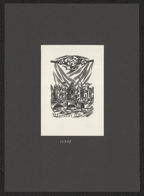 Vojtěch Cinybulk – Ex libris Ing. Zděnovec 