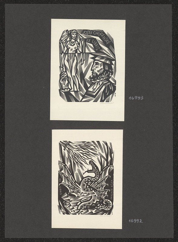 Vojtěch Cinybulk – Ex libris Josef Chocenský 