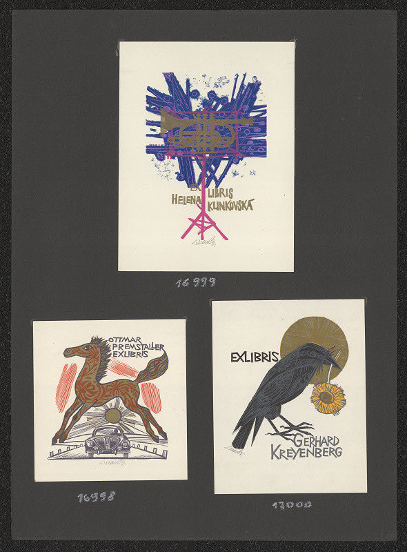 Jaroslav Lukavský – Ex libris Helena Klinkovská 