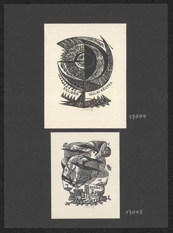 Jaroslav Lukavský – Ex libris V. Křupka 