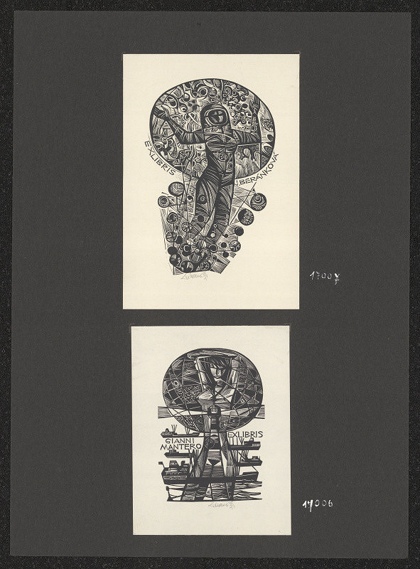 Jaroslav Lukavský – Ex libris Gianni Mantero 