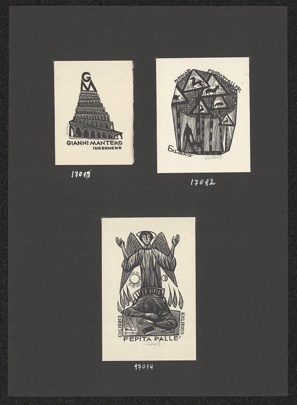 Jaroslav Lukavský – Ex libris G. Mantero 