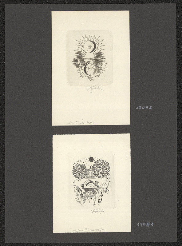 Jiří Antonín Švengsbír – Exlibris Marta 