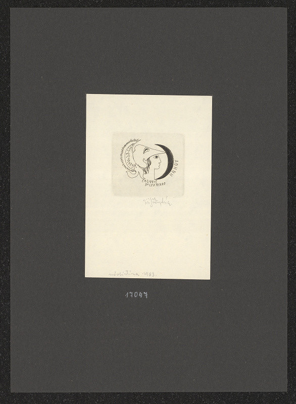 Jiří Antonín Švengsbír – Exlibris Dr. L. Nerad 