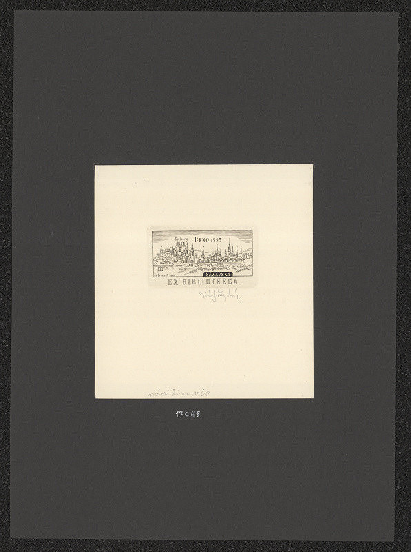 Jiří Antonín Švengsbír – Ex bibliotheca - Lázavský 